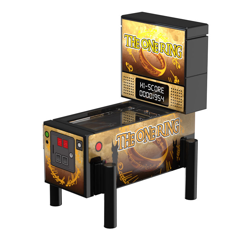 The One Ring, LOTR Pinball Arcade Machine Building Set made using LEGO parts